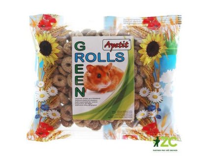 APETIT Chrumkavé koliečka GREEN ROLLS 120g