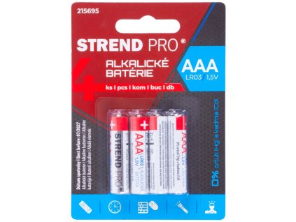 Batéria AAA R03 alkalická 1,5V 4ks