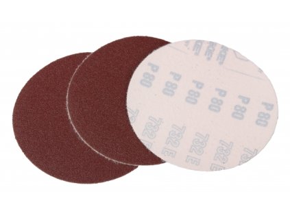 Brúsny papier so suchým zipsom hrubosť 80, 125mm 3ks