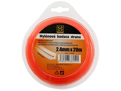 DUALCUT Struna do kosačky 2,7mmx15m štvorec