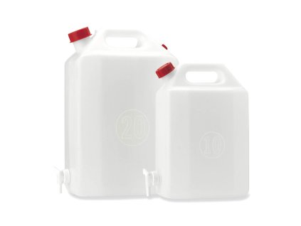 Kanister na vodu 10l HDPE s ventilom