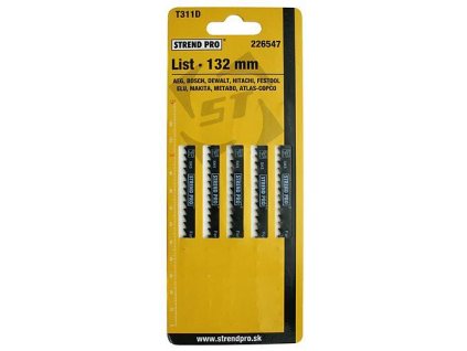 List do priamočiarej pílky 132mm 6z na drevo 5ks