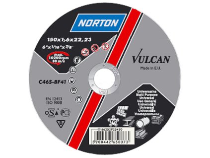 NORTON Vulcan rezný kotúč 150x1,6x22,23mm