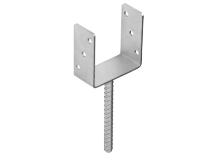 PS 120U Pätka stĺpiku typu "U"0U 121x120x60x4mm
