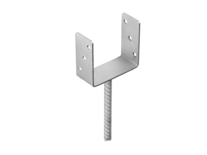 PS 140U Pätka stĺpiku typu "U"0U 141x120x60x4,0mm