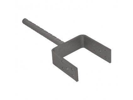 PSL 100U Pätka stĺpiku ľahká typu U 101x100x40x4mm