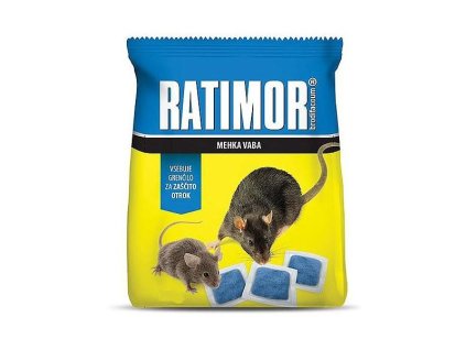 RATIMOR Mäkká návnada na myši a potkany 120g