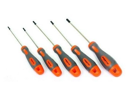 Sada skrutkovačov Torx CrV 5ks