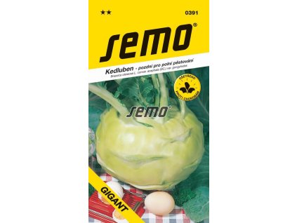 SEMO Kaleráb neskorý biely GIGANT 0391 0,8g