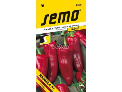 SEMO Paprika ročná RADMILA F1 kápia 2539 15s