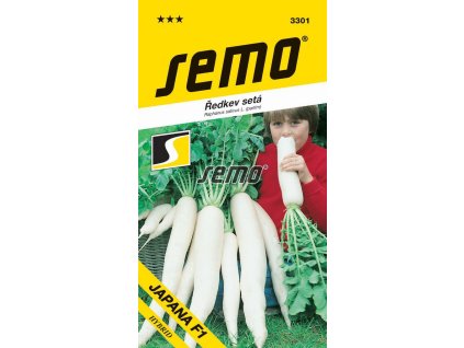 SEMO Reďkovka dlhá biela JAPANA 3301 4g