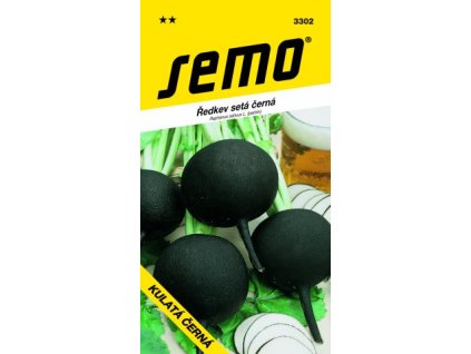 SEMO Reďkovka siata KULATÁ ČERNÁ 3302 5g