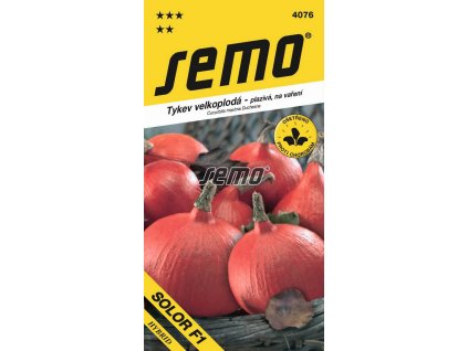 SEMO Tekvica SOLOR F1 typ HOKKAIDO 4076 8s