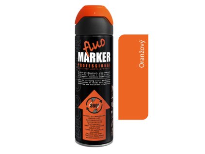 Sprej Decocolor Fluomarker značkovač oranžový 500ml