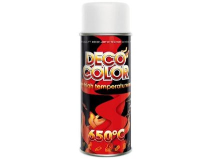 Sprej Decocolor vysoké teploty biely 650°C 400ml