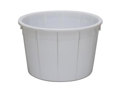 Sud plastový biely 500l