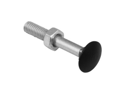 ZACB06040 Vratové skrutky čierne + matice 6x40 4ks