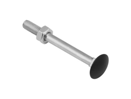 ZACB06060 Vratové skrutky čierne + matice 6x60 4ks