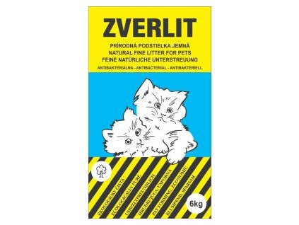 Zverlit modrý 6kg prírodná podstielka jemná