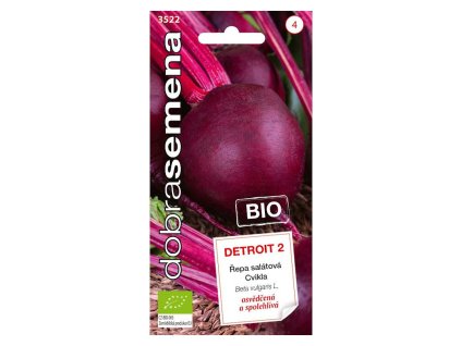 DOBRA SEMENA Cvikla guľatá DETROIT 2 BIO 3522 3g