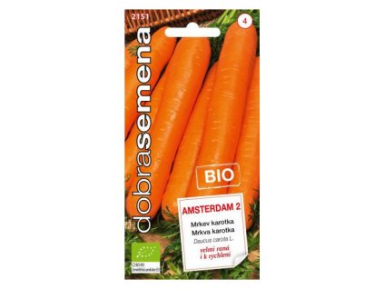 DOBRA SEMENA Mrkva BIO skorá AMSTERDAM 2 2151 2g