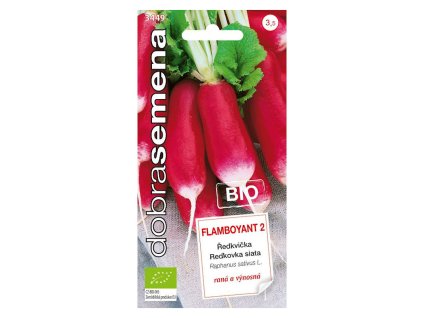 DOBRA SEMENA Reďkovka BIO FLAMBOYANT 3449 2,5g