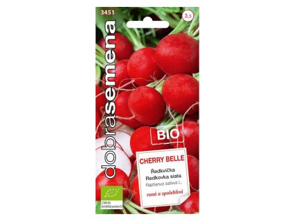 DOBRA SEMENA Reďkovka BIO CHERRY BELLE 3451 2,5g