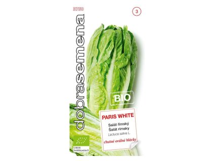 DOBRA SEMENA Šalát rímsky BIO PARIS WHITE 3750 0,4g