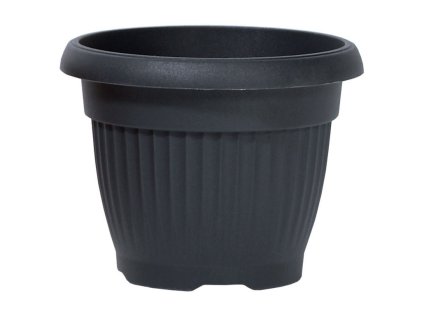 DCE40 Terra kvetináč guľatý 40cm antracyt