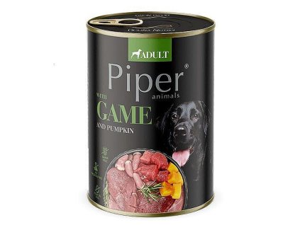 PIPER Konzerva pre psov zverina a tekvica 400g