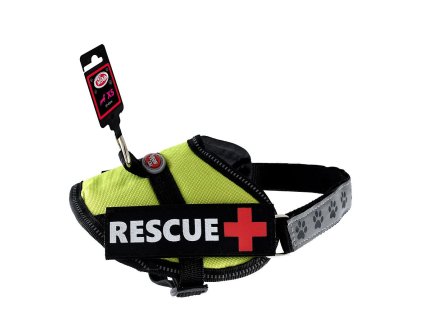 Silný postroj Rescue XS 30-40cm zelený