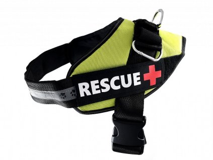 Silný postroj Rescue XL 65-90cm zelený