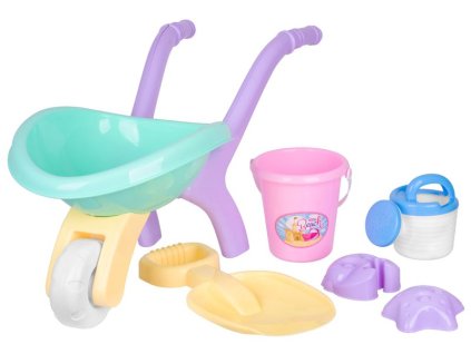 Sada hračiek do piesku s fúrikom pre dievčatá