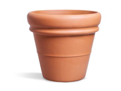 Kvetináč hlinený VASO DOPPIO 35cm terakota tehlová