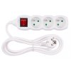 Predlžovací prívod 1,5m 3 zásuvky + vypínač