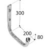 HPU 200 Hák jednoduchý U 300x200x80mm