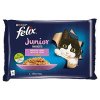 FÉLIX Fantastic JUNIOR kura, losos multipack 4x85g