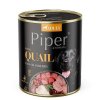 PIPER Konzerva pre psov prepelica a brusnice 800g