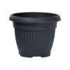 DCE30 Terra kvetináč guľatý 30cm antracit