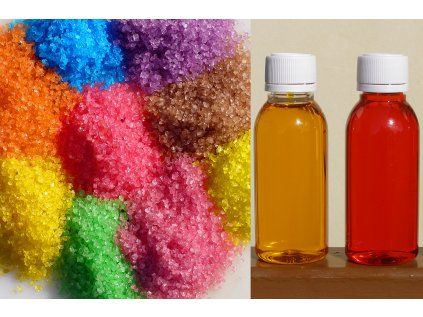 Velká sada - 10kg koupelová sůl + 8 barev