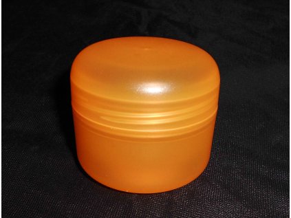 Kosmetická doza 50 ml dvouplášťová oranžová