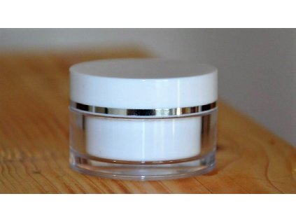 Dóza Simple 15 ml stříbrná proužek (2)