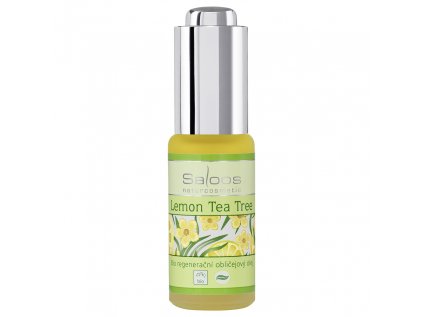 Lemon Tea tree regenerační obličejový bio olej 20 ml s kapátkem