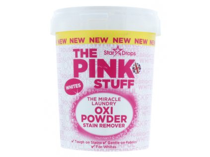 The Pink stuff OXI POWDER Zázračný prášek na skvrny na bílém prádle 1000 g