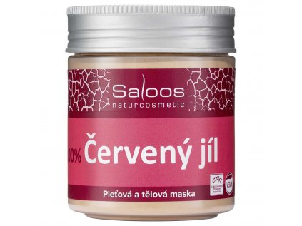 Tělová a pleťová maska Červený jíl 140 g 1