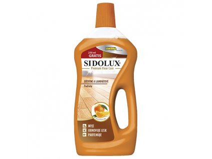 Sidolux Premium na dřevěné a laminátové podlahy pomerančový olej 750ml+250ml zdarma