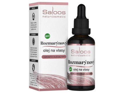 saloos bio rozmarynovy olej na vlasy 50 ml
