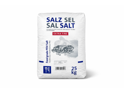 extra jemná potravinářská sůl