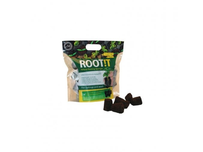 ROOT!T Natural Rooting Sponges houbičky 50 ks 1