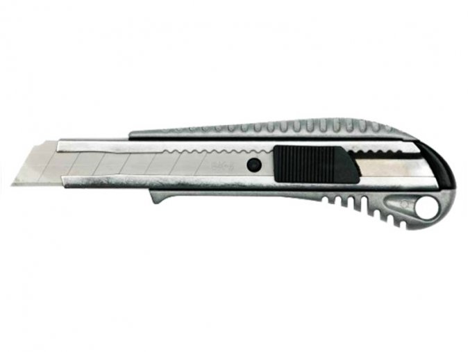 Nůž ulamovací EXTOL PREMIUM kovový 18 mm s výstuhou
